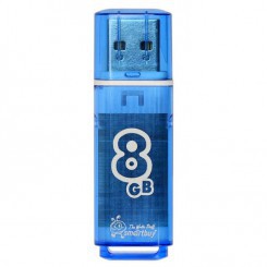 Флеш-диск  USB  Smart Buy   8 Gb Glossy  (blue)