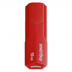 Флеш-диск  USB  Smart Buy  16 Gb Clue (red)